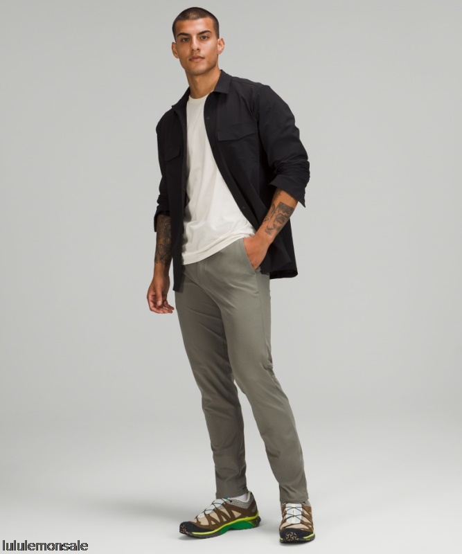 Lululemon Deutschland DELULU1016 | Grey Sage Commission Slim-Fit Hose 32 Warpstreme